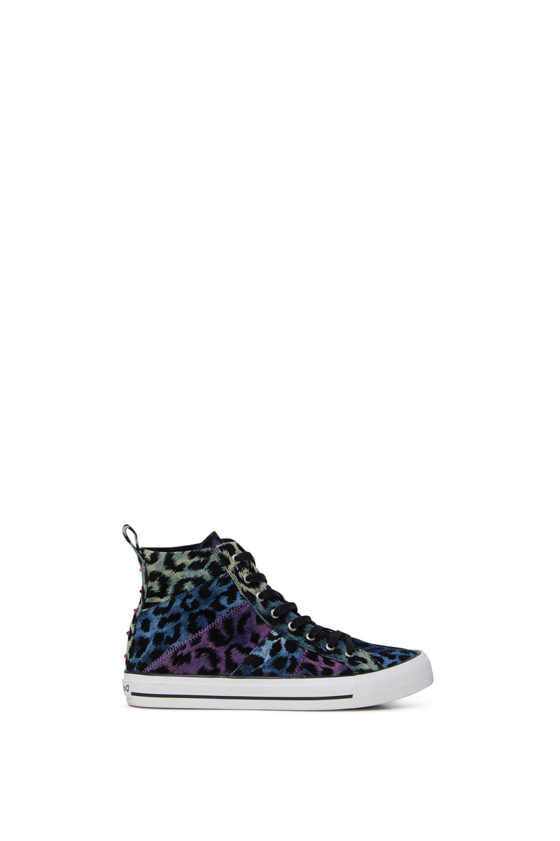 Leopard high hotsell top sneakers