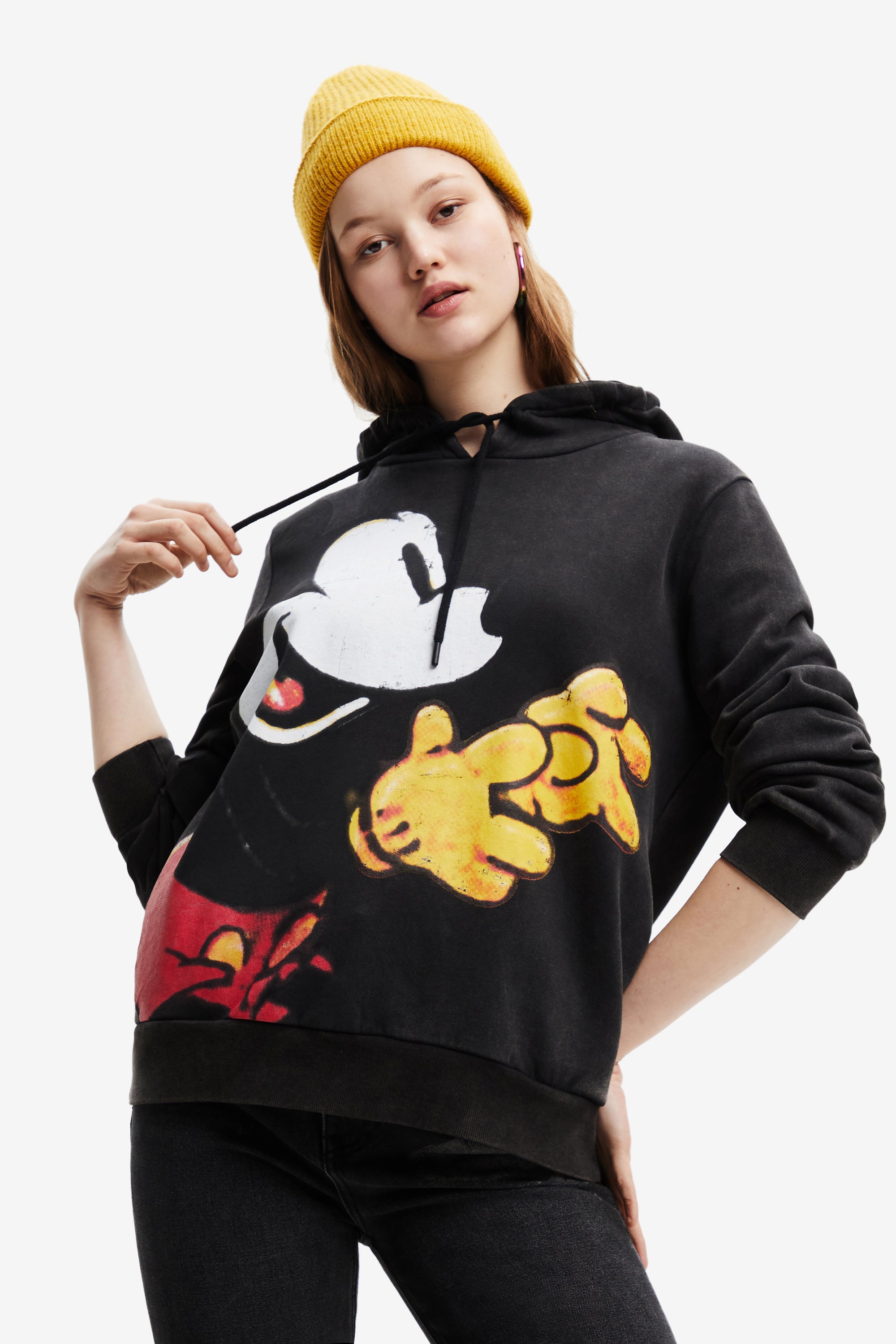 Mickey mouse deals hoodie vans